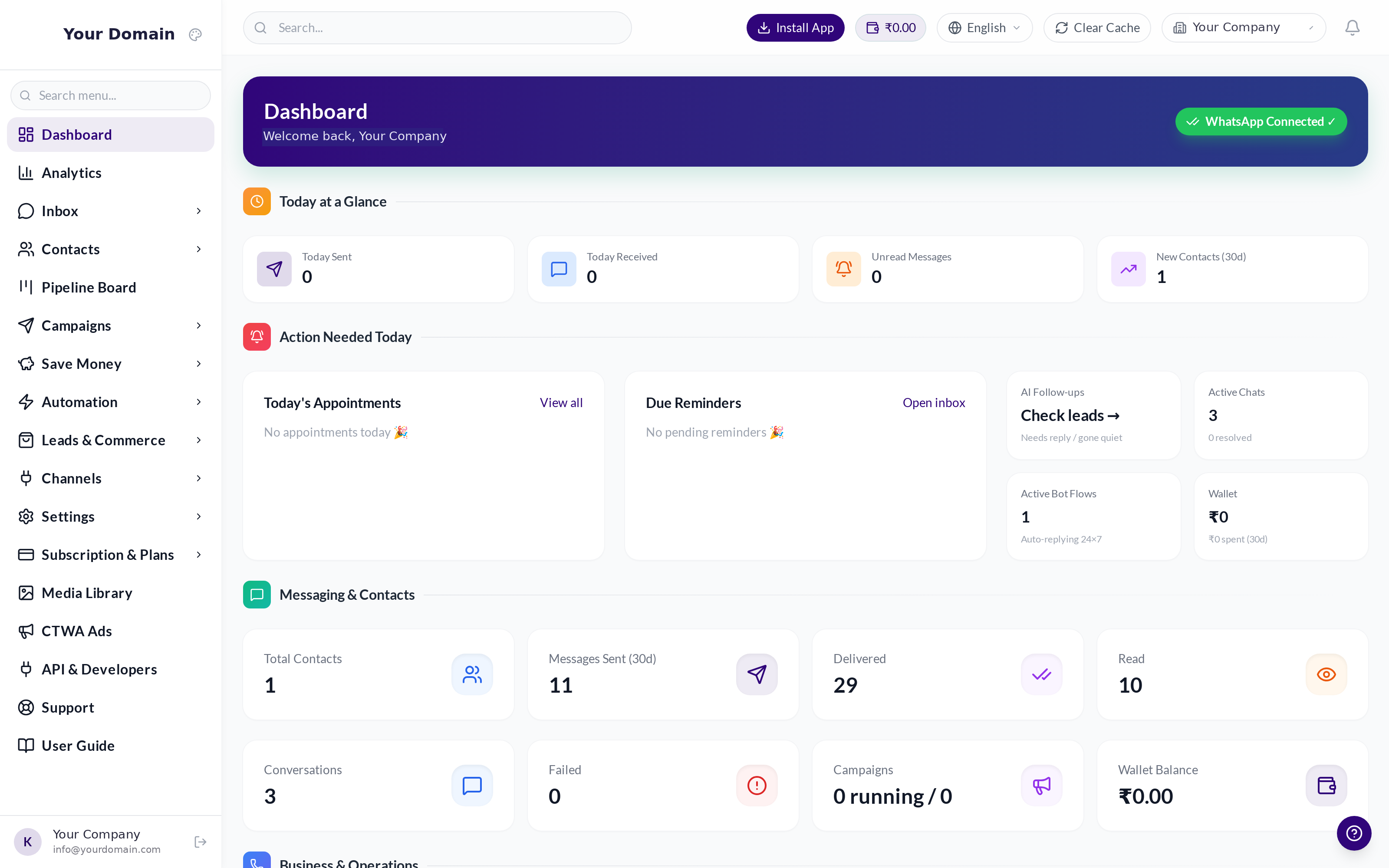 Zovexa Dashboard
